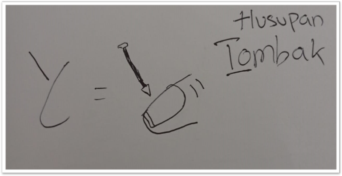 Mnemonic hiragana と (to)