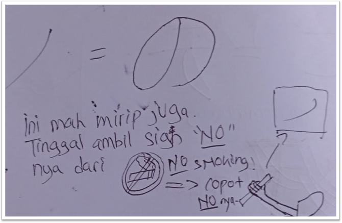 Mnemonic katakana ノ (no)