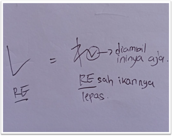Mnemonic katakana レ (re)