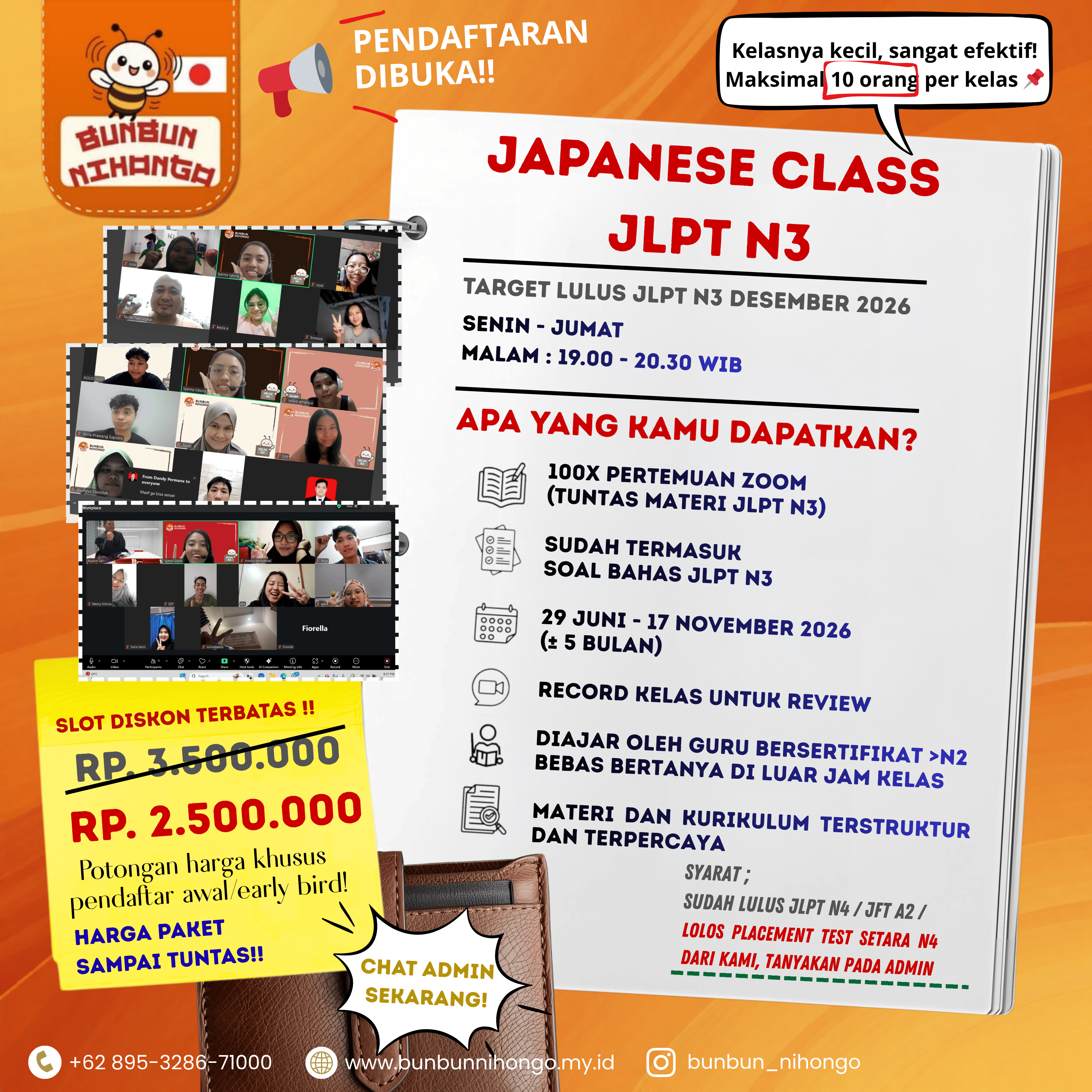 Kelas Reguler N3