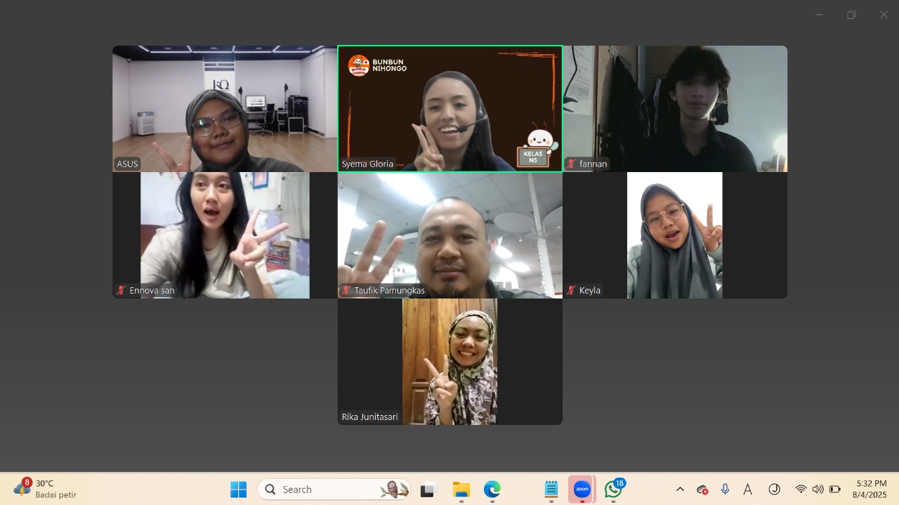 Absensi kelas Reguler N5 Aug 25