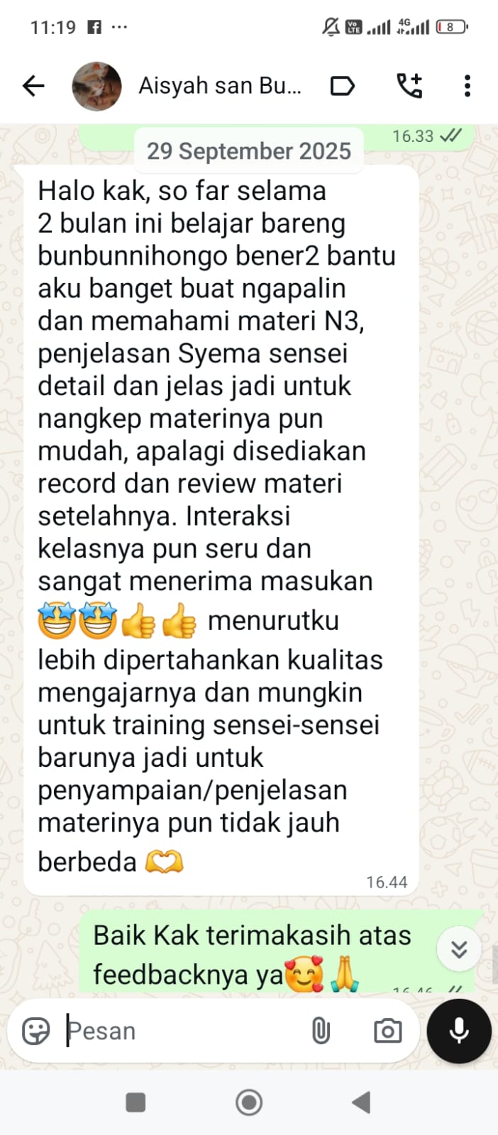 Testimoni WA 2